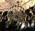 Vintage Ten Arm Nickel and Crystal Chandelier For Sale - Image 4 of 13
