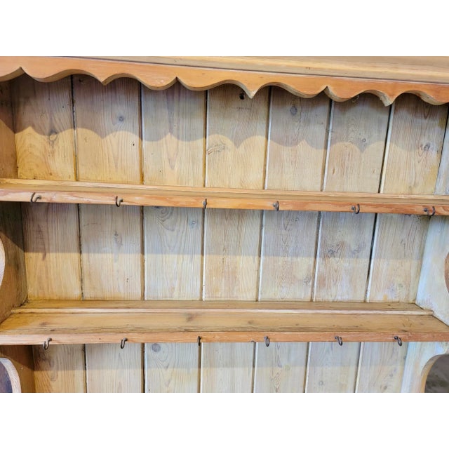 Late 19th Century Antique Pine Two Piece Dresser From England - Circa 1870 For Sale - Image 5 of 13