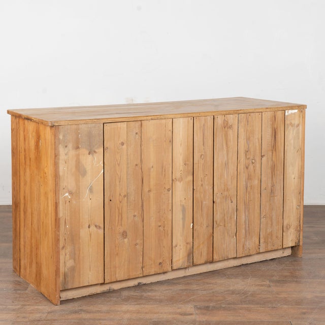 19th Century Pine 16 Drawer Apothecary Counter Console For Sale - Image 15 of 15