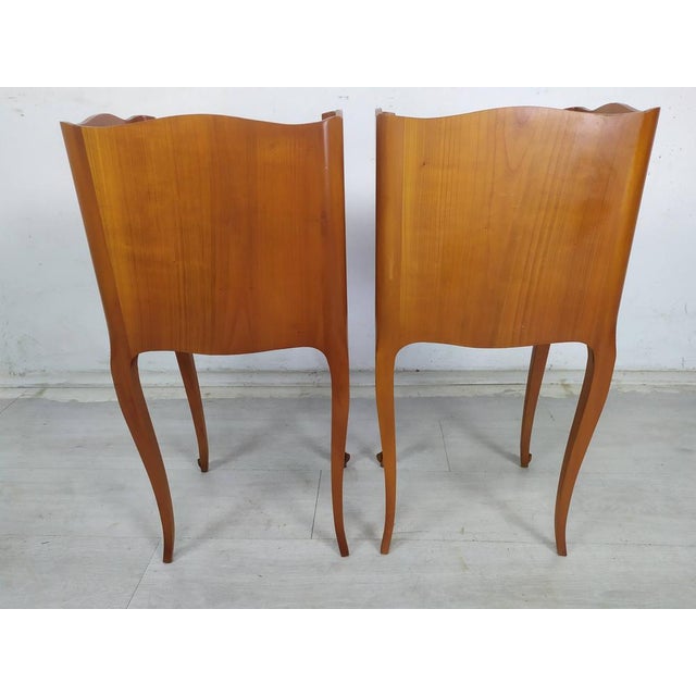 Louis XV Nightstands, 1970s, Set of 2 For Sale - Image 17 of 18