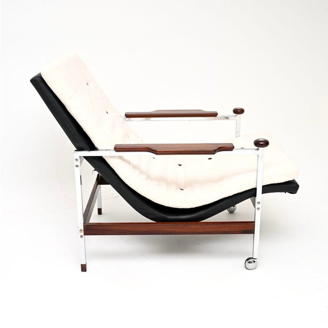 A stunning and beautifully made vintage Swedish Crown armchair by Eric Merthen. This was made in Sweden by AB Dahlens, it...