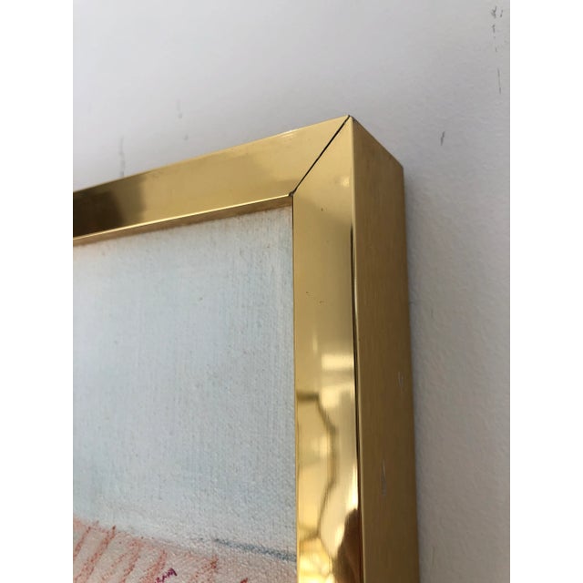 Vintage Large Postmodern Abstract For Sale - Image 10 of 13