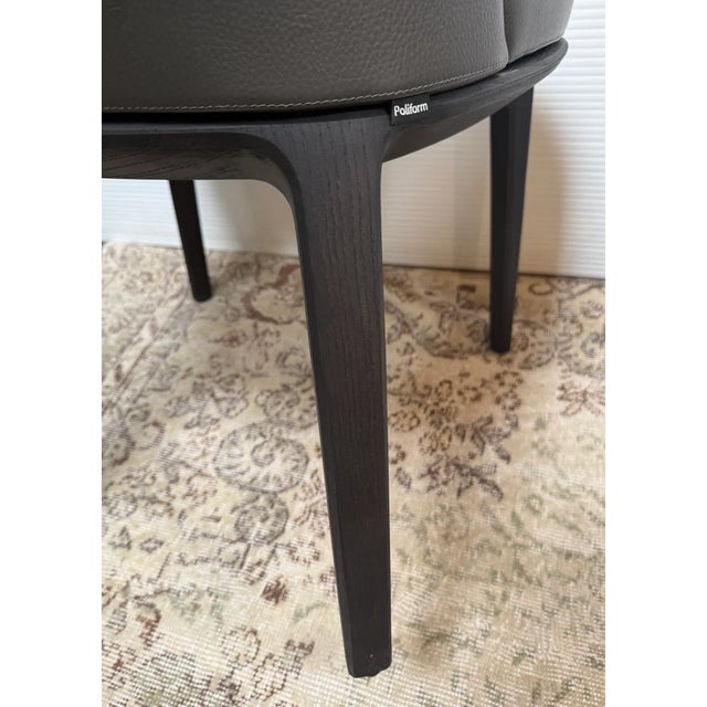 Arik Levy for Living Divani Wedge Dining Table + Poliform Sophie Side Dining Chairs, Set of Nine For Sale - Image 14 of 18