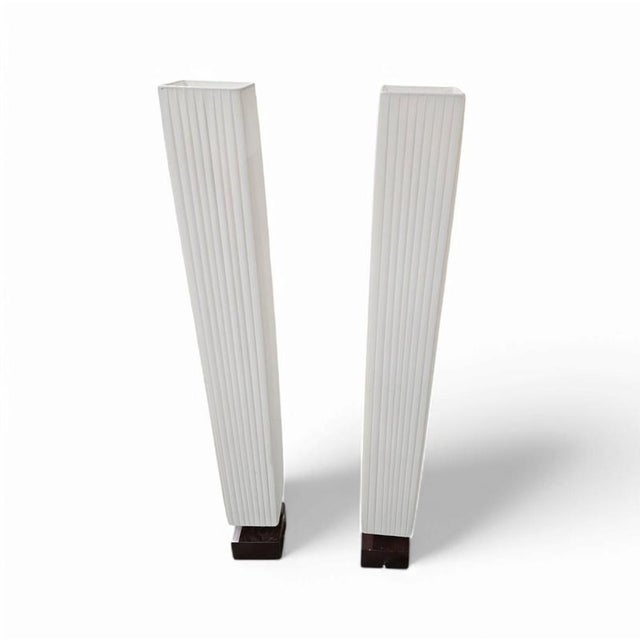 Design floor lamps by Christian Koban for DOM. Hardly to find. Some signs of age / 1980s Height 160 cm This piece has an...