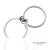 18k 750 Solid White Gold in and Out Natural Diamond Hoop Earrings, Pair For Sale In New York - Image 6 of 13