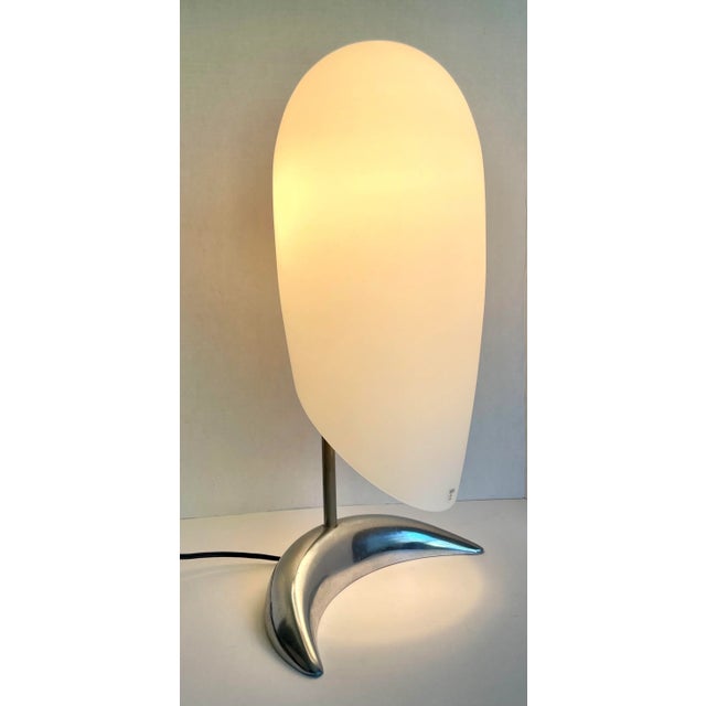 1970s Vetri Murano Italian Glass and Chrome "Floating" Modern Lamp For Sale - Image 12 of 13
