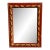 Panache for Michael Taylor Red Giltwood Mirror For Sale