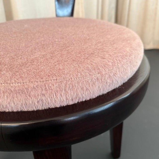 Mid-Century Modern Vanity Swivel Stool by Edward Wormley for Drexel For Sale - Image 10 of 10