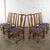 Traditional Late 20th Century Georgian Style Baker Dining Chairs W/Solid Splat & Turned Front Legs Set of 6 For Sale - Image 3 of 18
