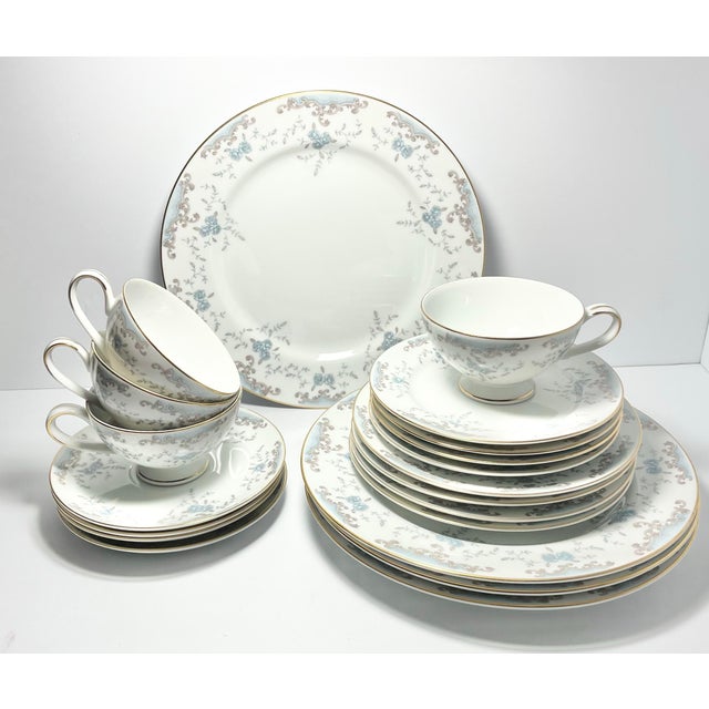 Contemporary 1990s Imperial “Seville” Porcelain Dinnerware Set, Service for 4 - 20-Piece For Sale - Image 3 of 7