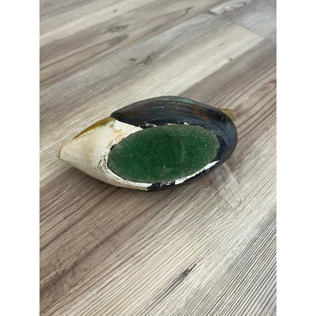 1970s Vintage Wood Duck Decoy Lint Brush For Sale - Image 5 of 9