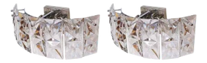 Prismatic Glass Sconces by Kindeley - A Pair