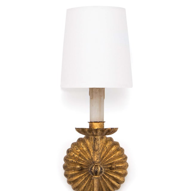 Traditional Regina Andrew Clove Sconce Single (Antique Gold Leaf) For Sale - Image 3 of 6