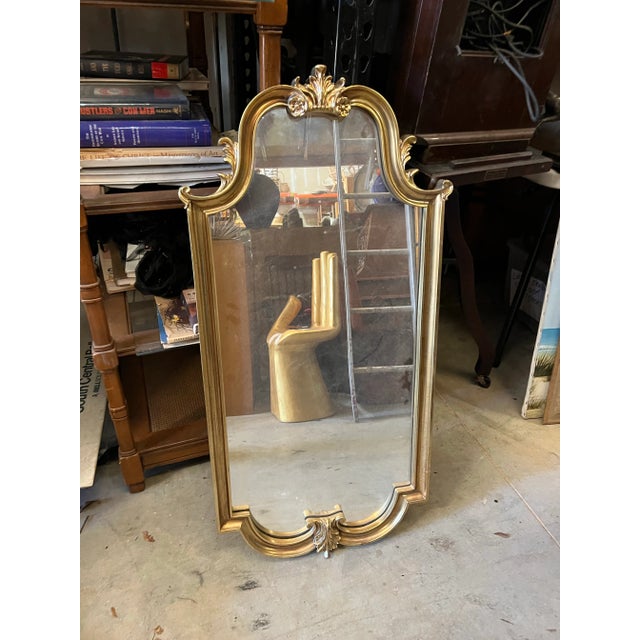 Rococo 1970s Long Rococo Style Mirror For Sale - Image 3 of 4