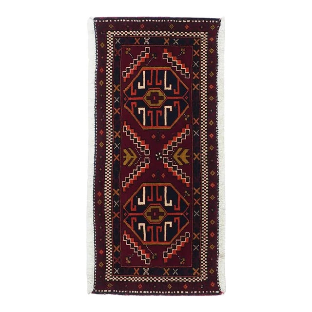 Vintage Shiraz Rug 1'8'' x 3'10'' For Sale