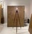 Antique Surveyor’s Tripod Floor Lamp in Oak With Brass Hardware, 61” H For Sale - Image 4 of 11