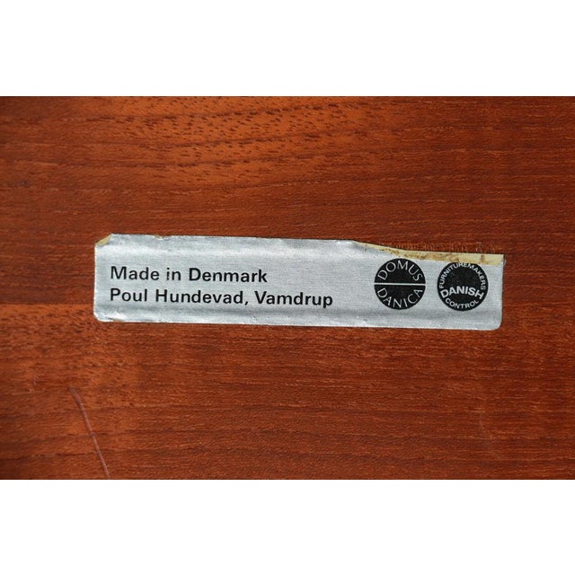 Superb teak service of the danish designer poul hundevad, produced by vamdrup møbelfabrik, in denmark, in the 1960s. these...