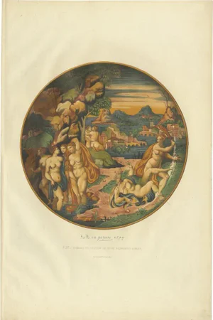 Delange, Illustration of a Plate Depicting Mr. De Basilewski, 1869, Print