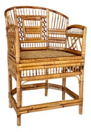 Example of British Colonial Accent Chairs