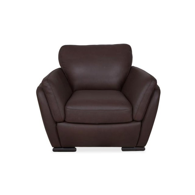 A399 Lounge Chair in Dark Brown Leather from Natuzzi Editions For Sale - Image 13 of 14