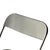 Plia Acrylic Folding Chair with White Seat & Chrome Frame by Giancarlo Piretti for Castelli For Sale - Image 5 of 10