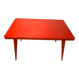1950s Metal Table From France in the Manner of Tolix For Sale