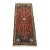 Abadeh Runner 2’2” X 5′ Red Wool Vintage Tribal Hand-Knotted Oriental Rug For Sale