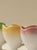 Ceramic Art Deco Flower-Shaped Ceramic Coffee Cup - Set of 4 For Sale - Image 7 of 8