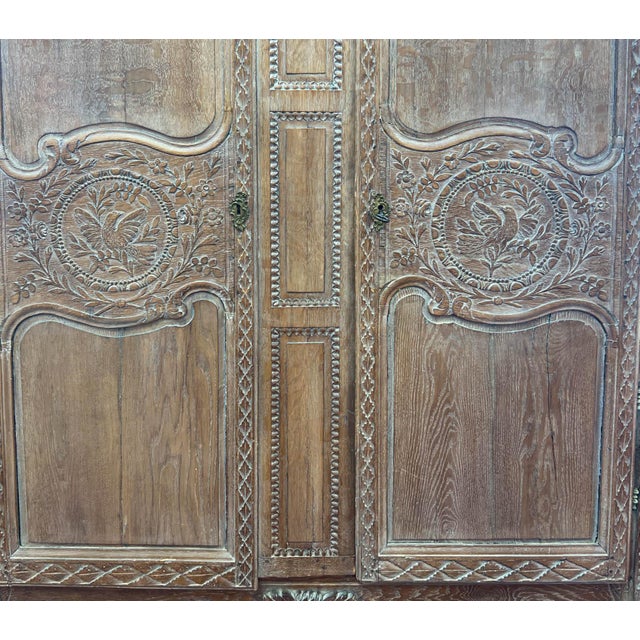 19th C French Country Armoire (Norman Style De Bayeux), Converted Into a Dry Bar For Sale - Image 9 of 17