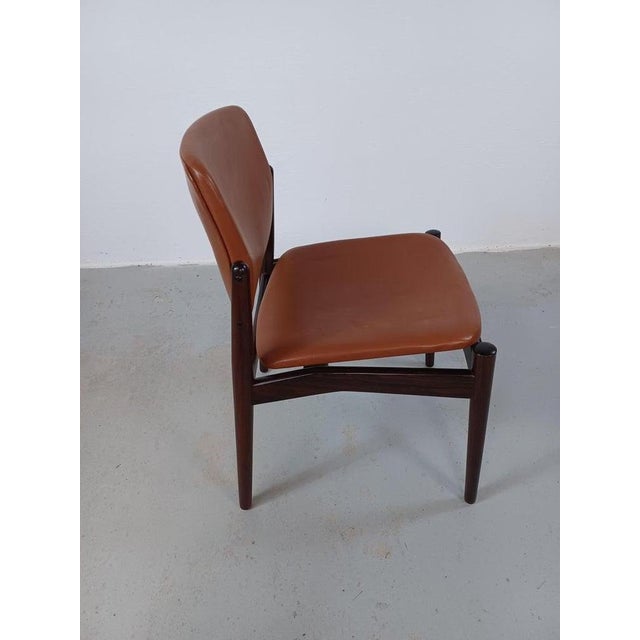 Rosewood Dining Chairs by Erik Buck, Customizable Reupholstery, 1960s, Set of 4 For Sale - Image 10 of 12