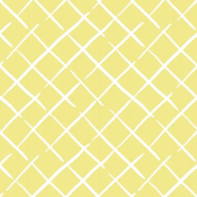 Bahama Court Lemon Grove Yellow Wallpaper Sample For Sale
