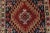 Yalameh Rug 3'4'' X 4'10'' Multicolor Wool Vintage Tribal Hand-Knotted Carpet For Sale - Image 9 of 12
