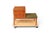 A wonderfully characterful 1960s Swedish "Casino" telephone bench by Sven Engström and Gunnar Myrstrand for Tingströms....