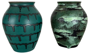 Fat Lava Pottery Vases by Heinz Siery for Carstens Tönnieshof, Germany, 1970s