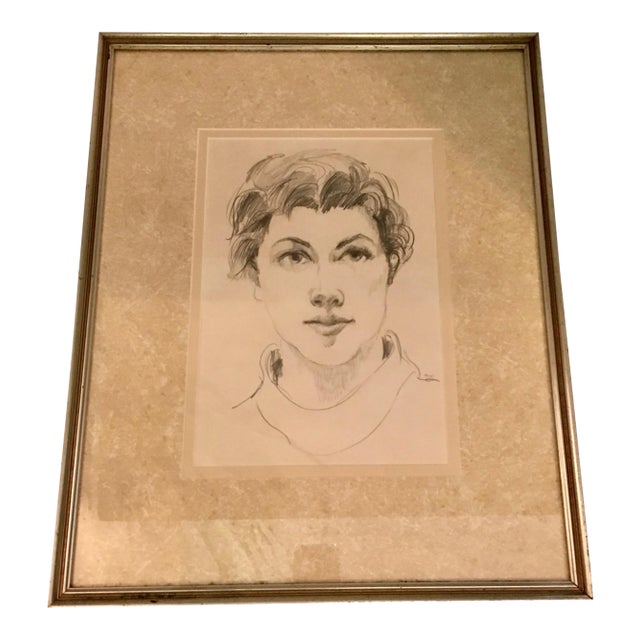 'Portrait of a Friend' Drawing For Sale