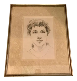 'Portrait of a Friend' Drawing