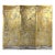 Set of 3 Hand Painted Gold Leaf Chinoiserie Wallpaper Panels, Monochrome Bird & Bamboo Floral Mural, Custom Size Available For Sale