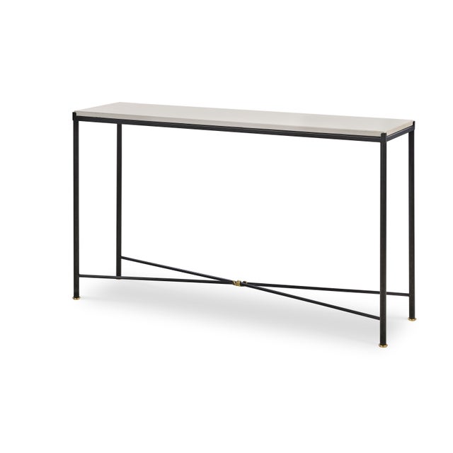 2020s Tara Shaw for Century Furniture Montmartre Console Table-Iron/Brass Knot For Sale - Image 5 of 5