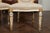 Pair of Italian Neoclassical Painted and Carved Side Chairs with Shield Backs For Sale - Image 11 of 12