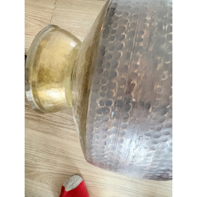 Large Brass Pot For Sale - Image 9 of 12