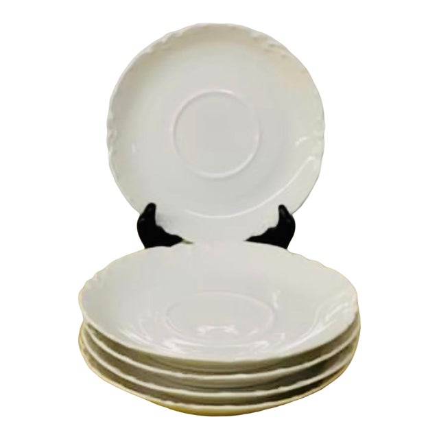 Antique Haviland Limoges Saucer Set of 5 For Sale