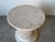 Vintage Coastal Coquina - Coral Stone & Rattan Pedestal Dining Table Base For Sale - Image 10 of 12