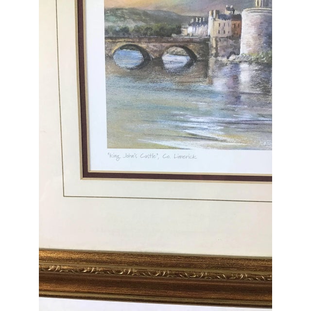 Gold Framed Print of King John’s Castle by Philip Gray For Sale In Portland, ME - Image 6 of 12