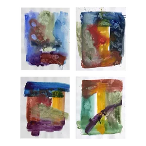 "Seasonal Refinement" Original Watercolor Painting Set I