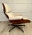 Vintage Northfield Eames-Style Lounge Chair & Ottoman in Walnut & Ivory Bouclé For Sale - Image 9 of 16
