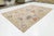 Beige Contemporary Oushak Transitional Rug Muted Earth Tones & Large Floral Medallions For Sale - Image 8 of 11
