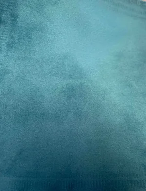Kanchi by Shobhna and Kunal Mehta Dusty Blue Velvet Upholstery Decorator Remnant