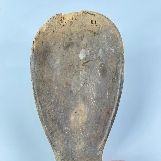 Wood Early 20th Century Lobi Wooden Spoon Burkina Faso For Sale - Image 7 of 8