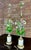 Metal Pair of 1960s Italian Tole Floral Boutique Lamps For Sale - Image 7 of 12