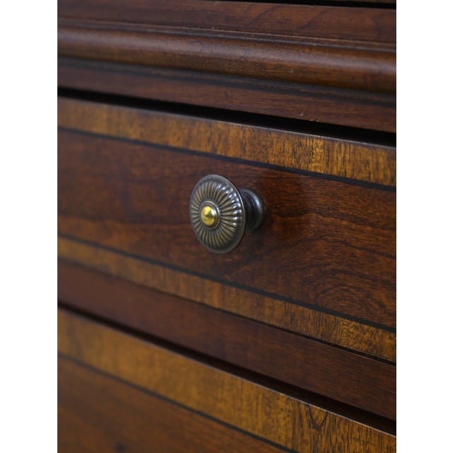 Wood Lexington Palmer Home Cherry Tall Chest For Sale - Image 7 of 16